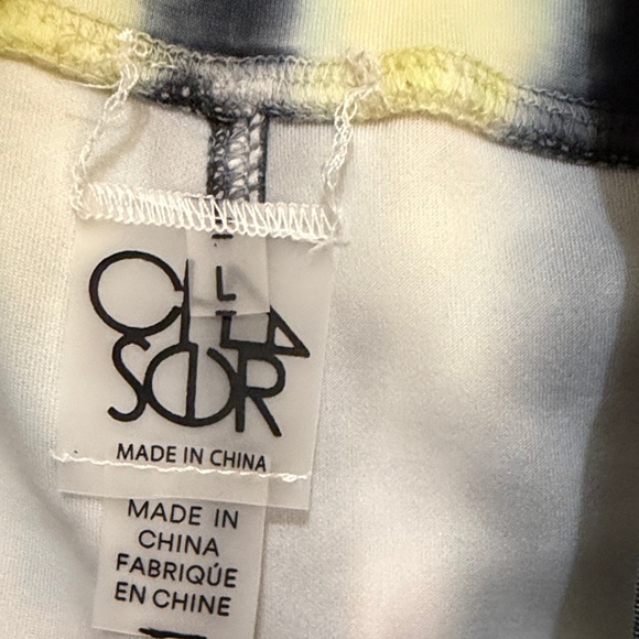 Chaser Bike Shorts in Tie Die Black, Pink, Yellow - Picture 4 of 5